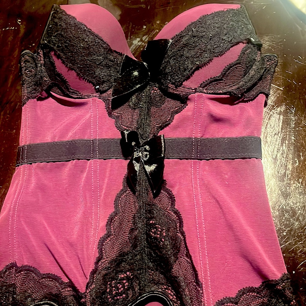 Purple lingerie just the top no straps